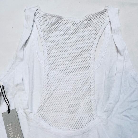 Vans Shirt Milky Way Tank Size Small White Mesh Jersey Muscle Shirt Drew Rib New - Picture 6 of 8